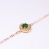 Top-grade Tsavorite (Kaza Green) 18K Gold Diamond Bracelet - 頂級沙弗萊（卡扎綠）18K 金鑽石手鍊