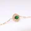 Top-grade Tsavorite (Kaza Green) 18K Gold Diamond Bracelet - 頂級沙弗萊（卡扎綠）18K 金鑽石手鍊