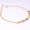Color Sapphire x Emerald 18K Gold Bracelet -  彩藍寶 × 祖母綠 18K 金手鍊