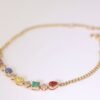 Color Sapphire x Emerald 18K Gold Bracelet -  彩藍寶 × 祖母綠 18K 金手鍊