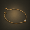 Three Lights Diamond Bracelet｜三光 18K黃金天然鑽石手鍊