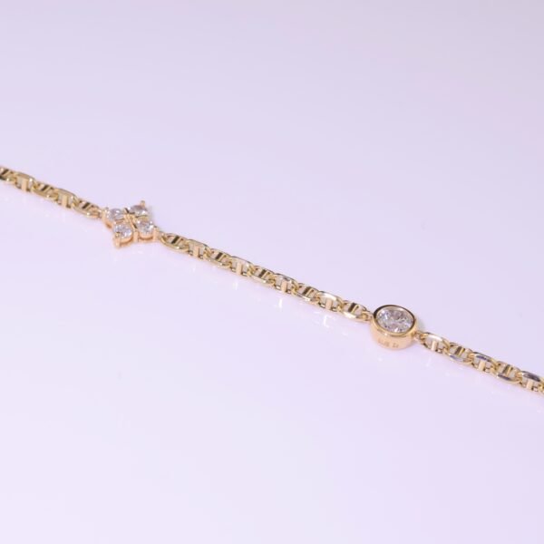 Diamond Duo Bracelet｜雙耀 18K黃金鑽石手鍊