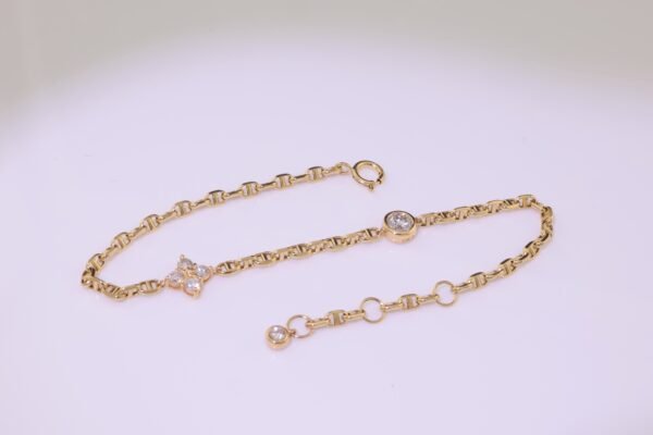 Diamond Duo Bracelet｜雙耀 18K黃金鑽石手鍊