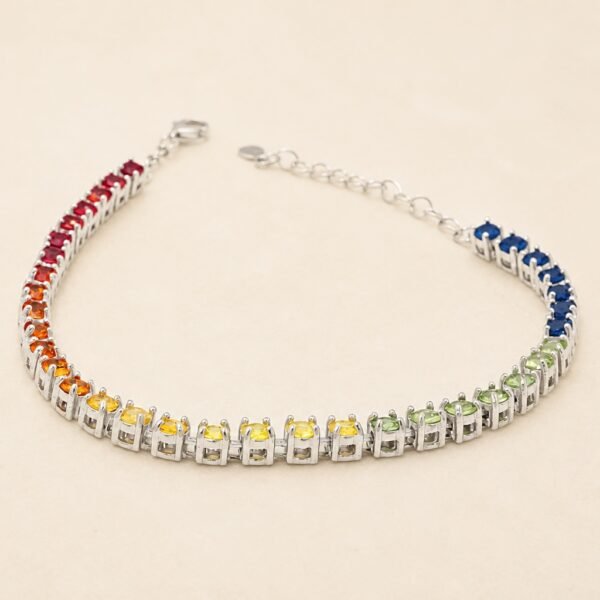 braceletsilvercailambao2 Sapphire Spectrum Bracelet|彩虹光譜 925純銀彩色藍寶石手鍊