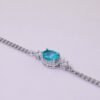 braceletsilvergreenblue2 Blue Lagoon Bracelet|藍灣之光 925純銀藍色磷灰石手鍊