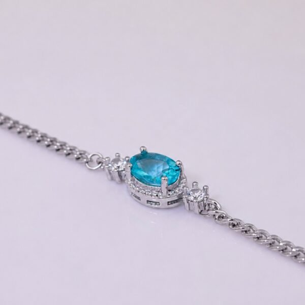 braceletsilvergreenblue2 Blue Lagoon Bracelet|藍灣之光 925純銀藍色磷灰石手鍊