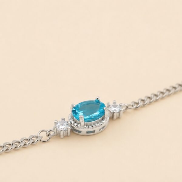 braceletsilvergreenblue3 Blue Lagoon Bracelet|藍灣之光 925純銀藍色磷灰石手鍊
