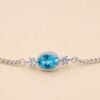 braceletsilvergreenblue4 Blue Lagoon Bracelet|藍灣之光 925純銀藍色磷灰石手鍊