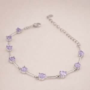 Lavender Light Bracelet｜薰紫微光 925純銀薰衣草紫水晶手鍊