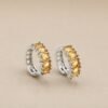 earringserkouhuansueijin1 Golden Glow Huggie Earrings|金耀微光 925純銀黃水晶耳扣耳環