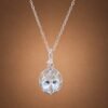 necklacehailambaobig1 Sky Serenity Necklace|晴空微光 925純銀天空藍托帕石鋯石項鍊