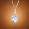 necklacehailambaobig3 Sky Serenity Necklace|晴空微光 925純銀天空藍托帕石鋯石項鍊