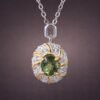 necklacelubixidoublesilver2 Verdant Royale Tourmaline Necklace|翠綠華光 925純銀局部鍍金綠碧璽鋯石項鍊