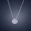 Eternal Brilliance Moissanite Necklace｜恆耀 925純銀1克拉莫桑石項鍊
