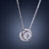 Eternal Brilliance Moissanite Necklace｜恆耀 925純銀1克拉莫桑石項鍊