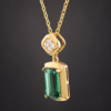 pendant18klubixi3 Verdant Prestige Tourmaline Necklace|翠境臻光 18K黃金綠碧璽鑽石項鍊
