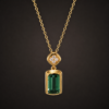 pendant18klubixibig1 Verdant Prestige Tourmaline Necklace|翠境臻光 18K黃金綠碧璽鑽石項鍊