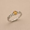 rimngsilveryellowsapp2 Golden Vine Ring|金藤暖光 925純銀黃色碧璽戒指