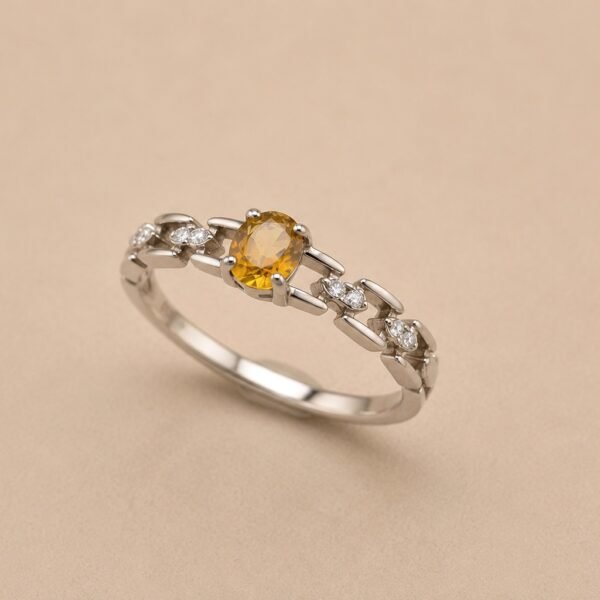 rimngsilveryellowsapp3 Golden Vine Ring|金藤暖光 925純銀黃色碧璽戒指