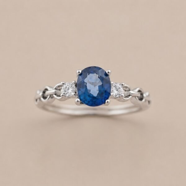 Royal Azure Ring｜皇家藍韻 925純銀藍寶石戒指