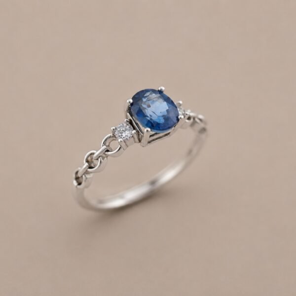 Royal Azure Ring｜皇家藍韻 925純銀藍寶石戒指