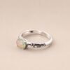 Prismatic Meadow Ring｜幻彩森光 925純銀水晶蛋白石戒指