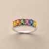 ringsilvercailambaooval1 Sapphire Spectrum Ring|彩虹光譜 925純銀彩色藍寶石戒指