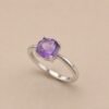 ringsilvercirclesisueijin3 Violet Essence Ring|紫韻純粹 925純銀紫水晶戒指