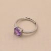 ringsilvercirclesisueijin4 Violet Essence Ring|紫韻純粹 925純銀紫水晶戒指