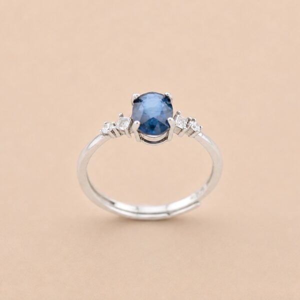 Sapphire Majesty Ring｜藍寶華韻 925純銀藍寶石戒指