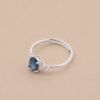 Sapphire Majesty Ring｜藍寶華韻 925純銀藍寶石戒指