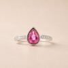 ringsilverfenbixigota1 Rubellite Flame Ring|盧比焰光 925純銀盧比萊戒指