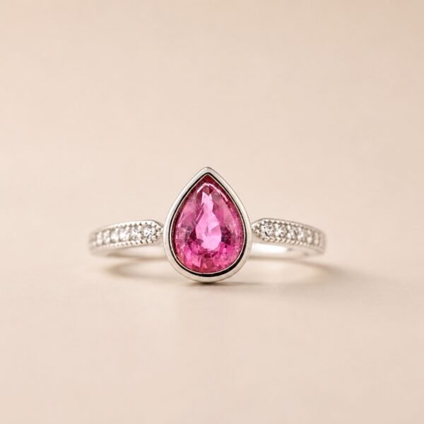 ringsilverfenbixigota1 Rubellite Flame Ring|盧比焰光 925純銀盧比萊戒指