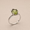 ringsilverganlashjihutie1 Verdant Crown Ring|翠光之冠 925純銀橄欖石戒指