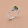 Verdant Melody Ring｜翠韻流光 925純銀綠色碧璽戒指