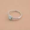 ringsilverhailambaooval4 Sea Lace Ring|海韻蕾絲 925純銀海藍寶石戒指