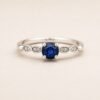 Sapphire Vine Ring｜藍寶藤光 925純銀藍寶石鋯石戒指