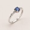 Sapphire Vine Ring｜藍寶藤光 925純銀藍寶石鋯石戒指