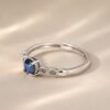 Sapphire Vine Ring｜藍寶藤光 925純銀藍寶石鋯石戒指