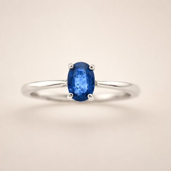 Blue Essence Ring｜藍韻純粹 925純銀藍寶石戒指