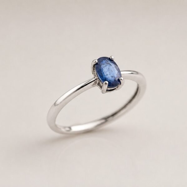 Blue Essence Ring｜藍韻純粹 925純銀藍寶石戒指