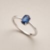 Blue Essence Ring｜藍韻純粹 925純銀藍寶石戒指