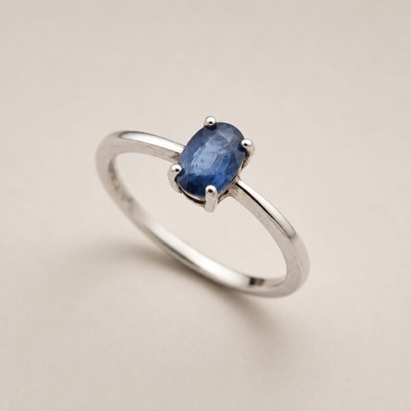 Blue Essence Ring｜藍韻純粹 925純銀藍寶石戒指