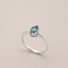 ringsilverlondontopazgota3 Midnight Teardrop Ring|夜藍之滴 925純銀倫敦藍托帕石戒指