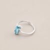 ringsilvermaequisetopaz4 Azure Marquis Ring|湛藍流影 925純銀瑞士藍托帕石戒指