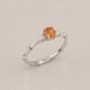 ringsilverorangegaoshi2 Fanta Glow Ring|芬橙流光 925純銀芬達石戒指