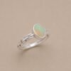 Aurora Veil Ring｜極光輕紗 925純銀蛋白石戒指