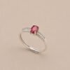 Crimson Grace Ring｜緋紅雅韻 925純銀紅寶石戒指