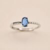 Sapphire Poise Ring｜藍韻之衡 925純銀藍寶石戒指