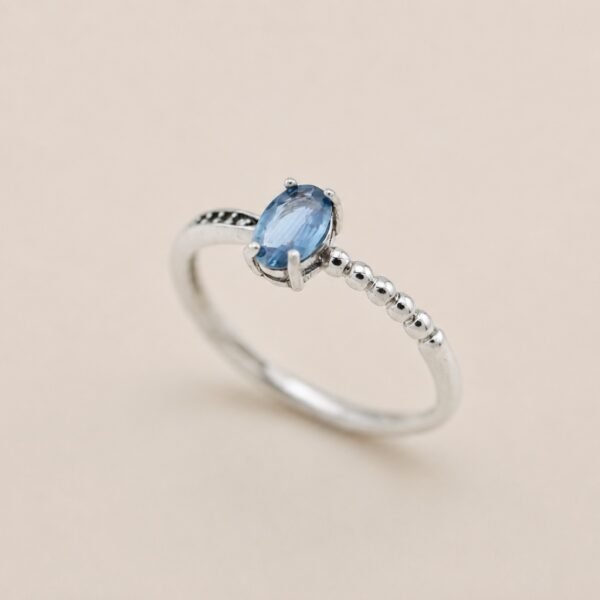 Sapphire Poise Ring｜藍韻之衡 925純銀藍寶石戒指